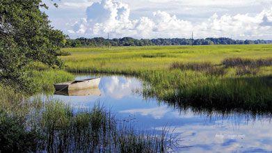 Side BillBosley Old Boat in the Creek