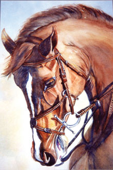 watercolor J. Ross On the Bit