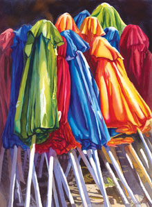 Lori Wilson Beach Umbrellas