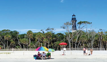 Hunting Island Family on Beach