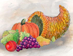 Cornucopia-Drawing
