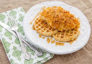 everyday-buttermilk-chicken-waffles