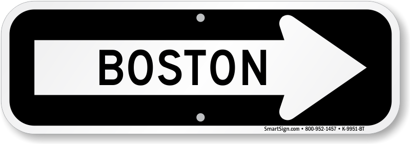 boston direction sign k 9951 bt